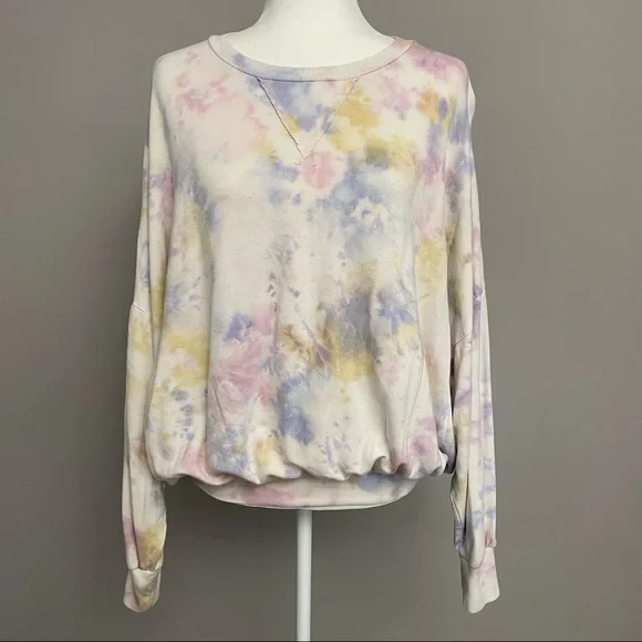 Young Fabulous & Broke Juliette Tie Dye Oversized Sweatshirt Size M - Picture 3 of 12